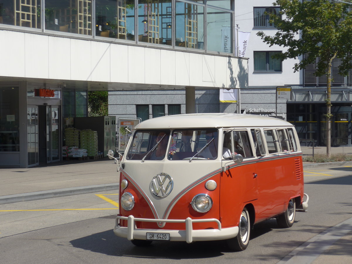 (196'109) - VW-Bus - SH 6420 - am 20. August 2018 in Neuhausen