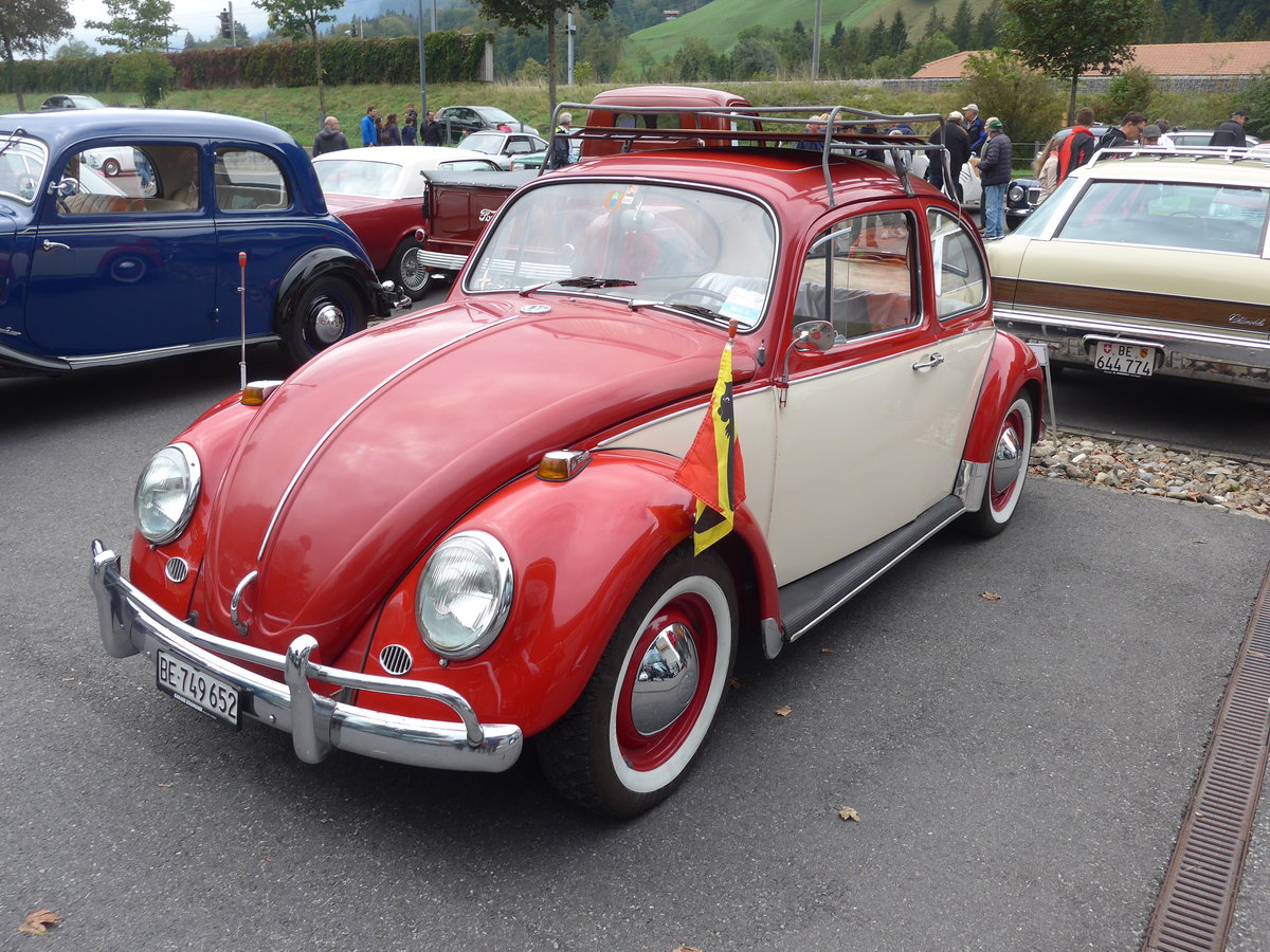 (196'416) - VW-K�fer - BE 749'652 - am 2. September 2018 in Reichenbach