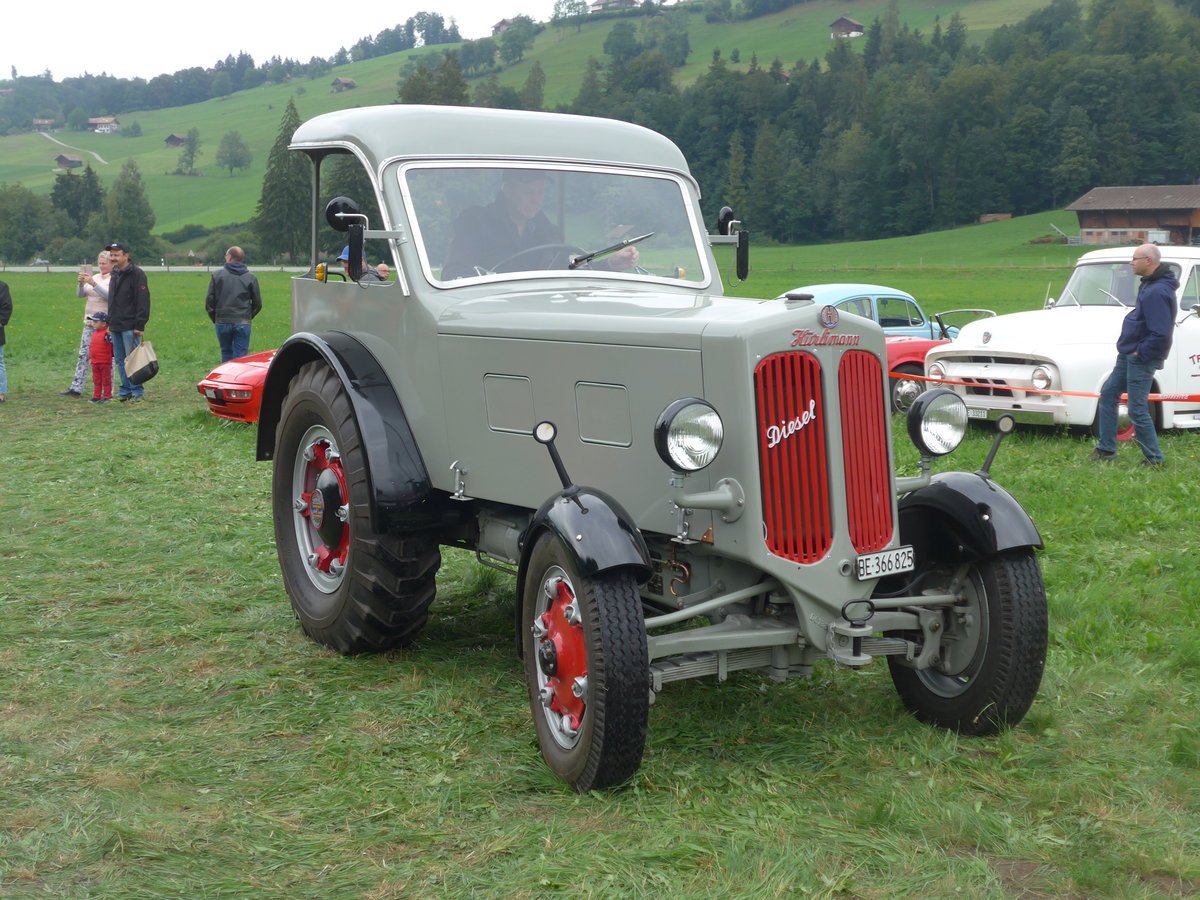(196'431) - H�rlimann - BE 366'825 - am 2. September 2018 in Reichenbach