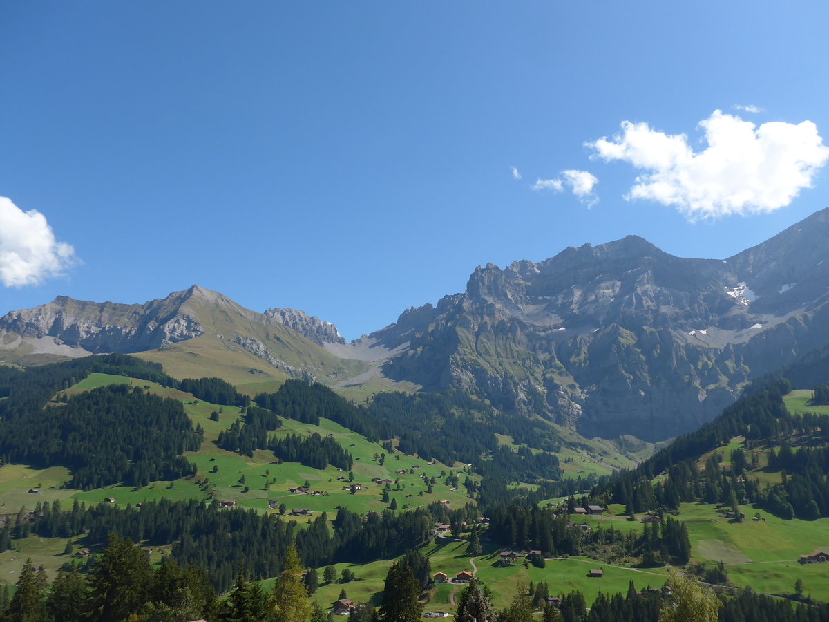 (196'641) - Bonderspitz und Lohner am 9. September 2018 vom Schlegeli bei Adelboden aus