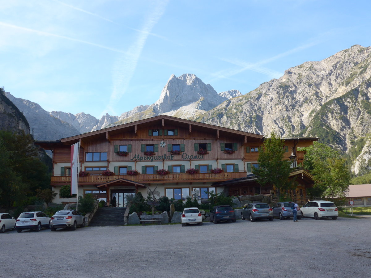 (196'755) - Alpengasthof Gramai am 11. September 2018 auf der Gramai Alm