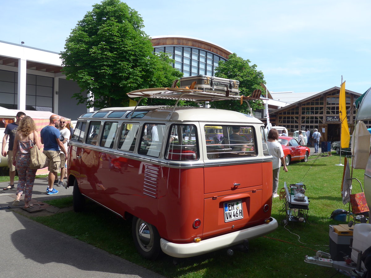 (197'360) - VW-Bus - EM-VW 46H - am 26. Mai 2018 in Friedrichshafen, Messe