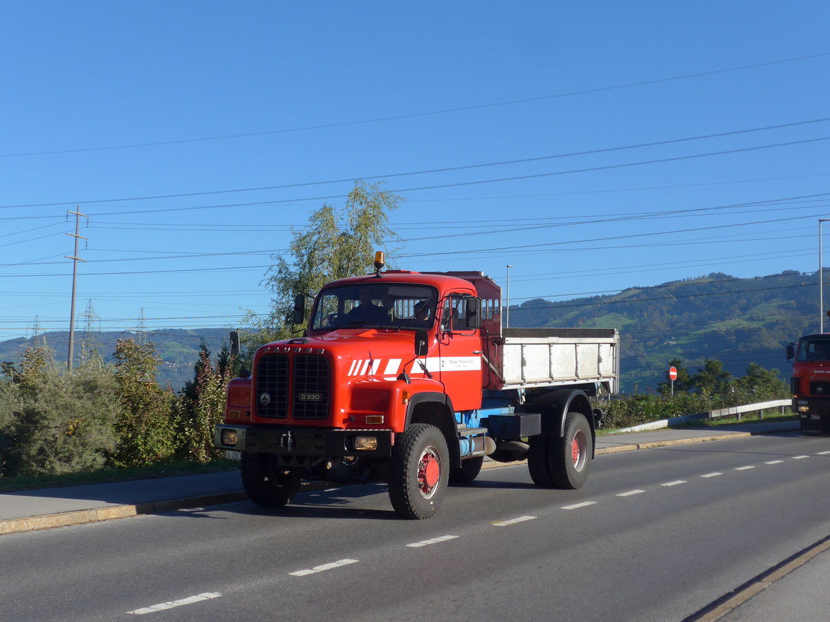 (198'144) - Reusser, Zuchwil - Nr. 2/GL 2792 - Saurer am 13. Oktober 2018 in Bilten, Sch�niserstrasse