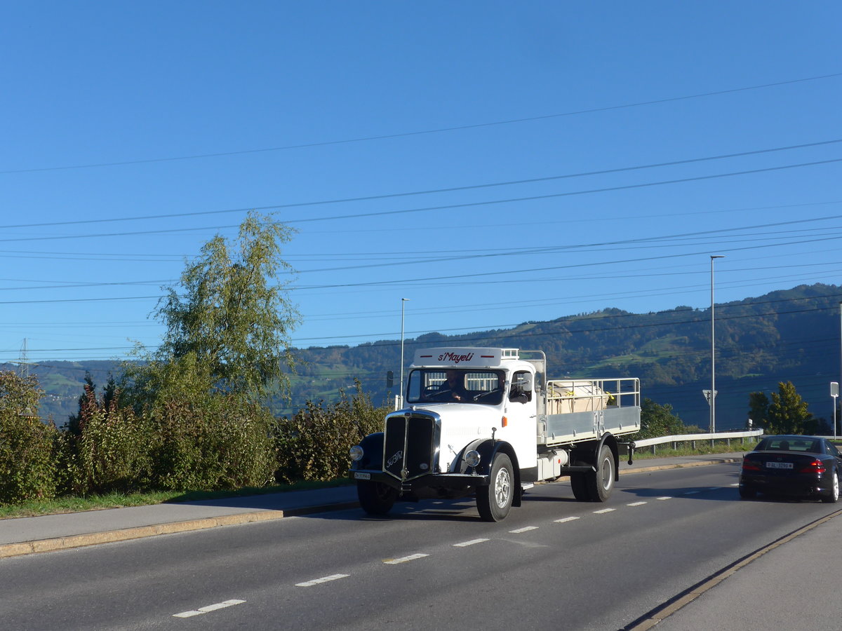 (198'154) - s'Mayeli - ZH 31'996 U - FBW am 13. Oktober 2018 in Bilten, Sch�niserstrasse