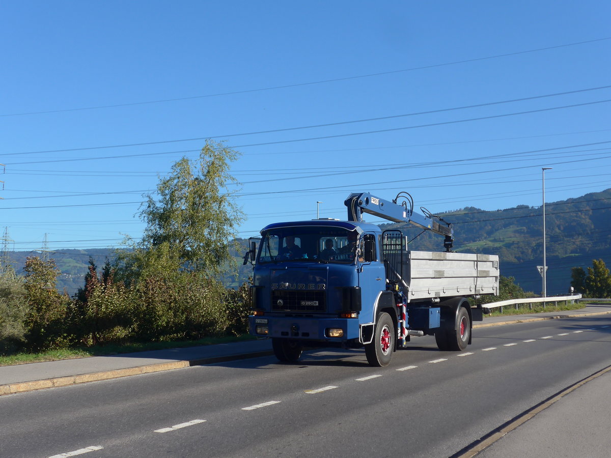 (198'157) - Saurer - SZ 200'044 - am 13. Oktober 2018 in Bilten, Sch�niserstrasse