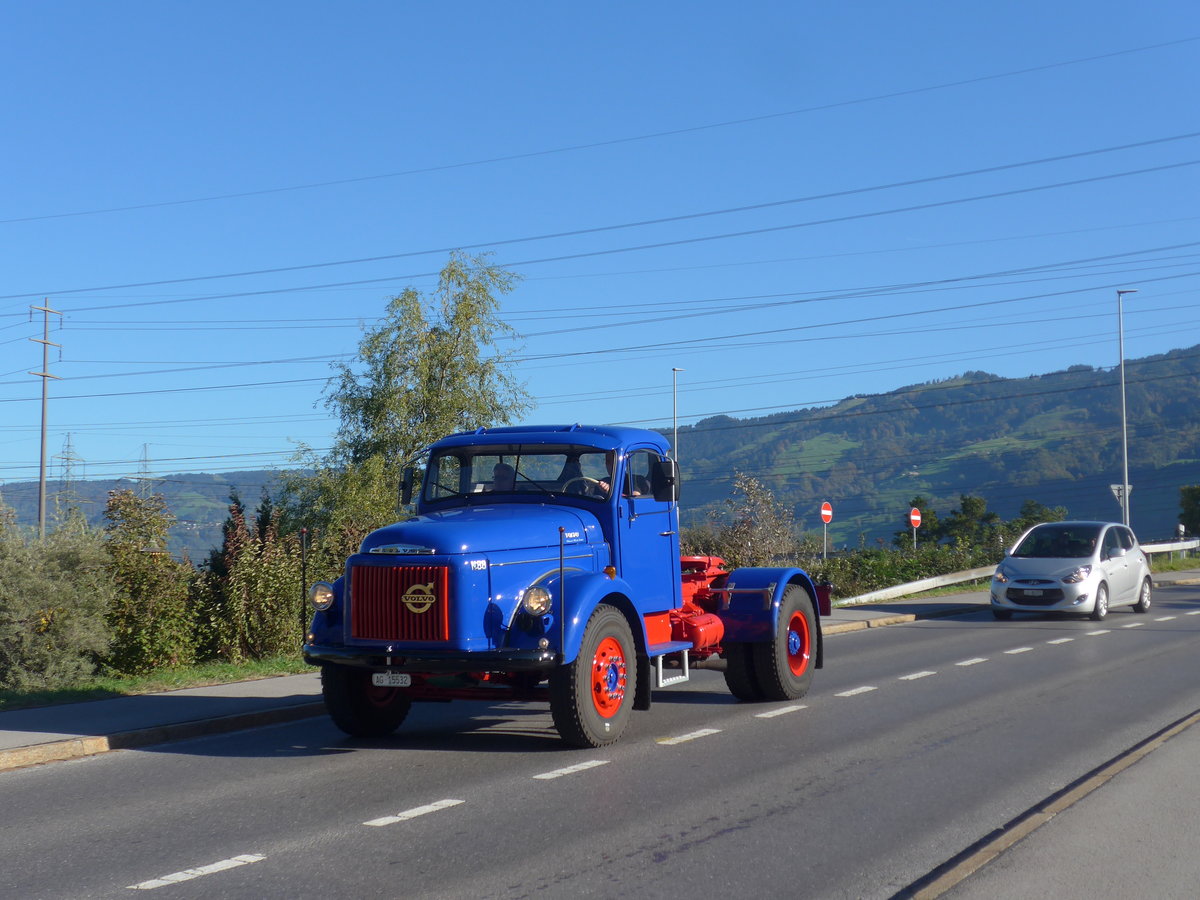 (198'165) - Volvo - AG 15'532 - am 13. Oktober 2018 in Bilten, Sch�niserstrasse