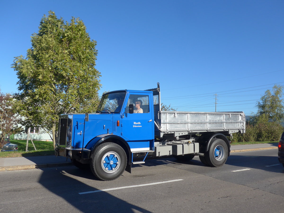 (198'192) - Roth, D�rnten - ZH 111'412 - FBW am 13. Oktober 2018 in Bilten, Sch�niserstrasse