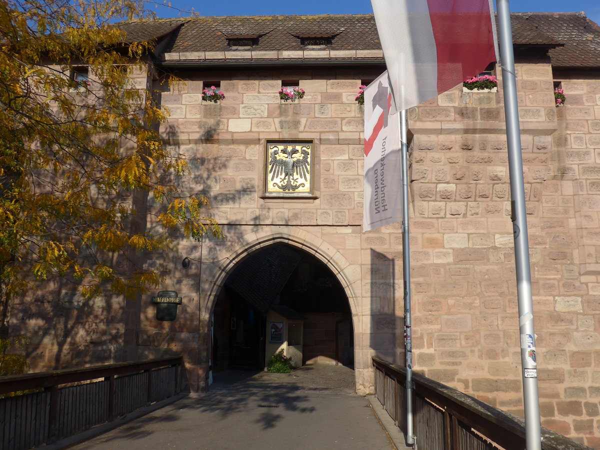 (198'310) - Waffenhof am 16. Oktober 2018 in N�rnberg