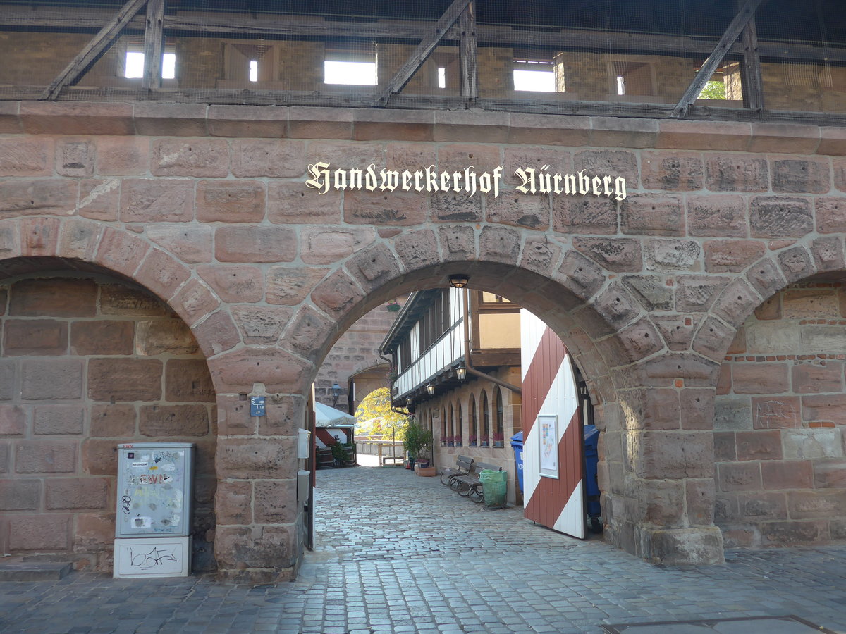 (198'314) - Der Handwerkerhof am 16. Oktober 2018 in N�rnberg