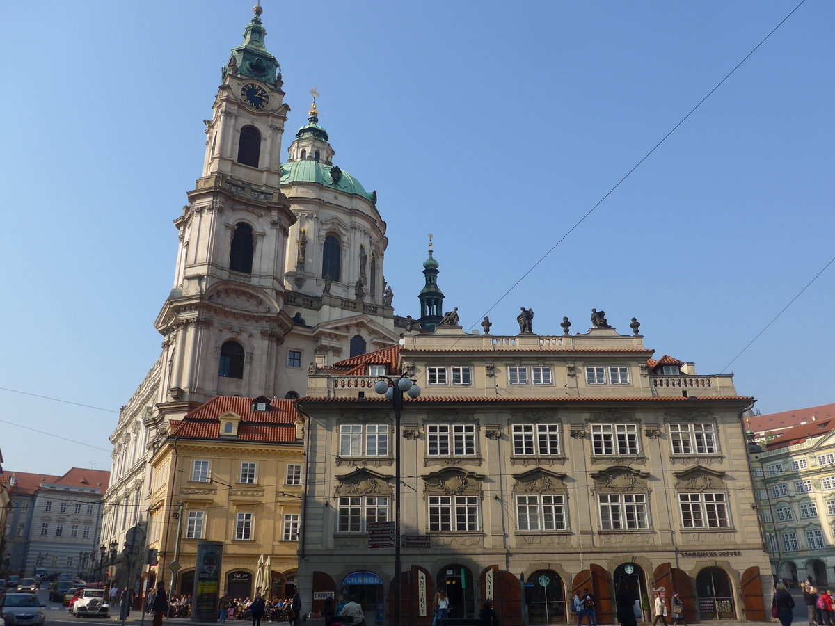 (198'416) - Die St. Nikolaus-Kirche am 18. Oktober 2018 in Praha