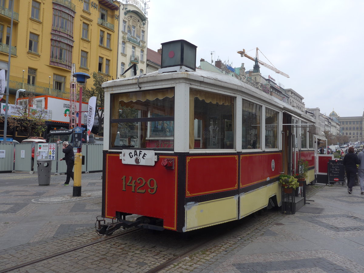 (198'646) - DPP-Tram - Nr. 1429 - am 19. Oktober 2018 in Praha