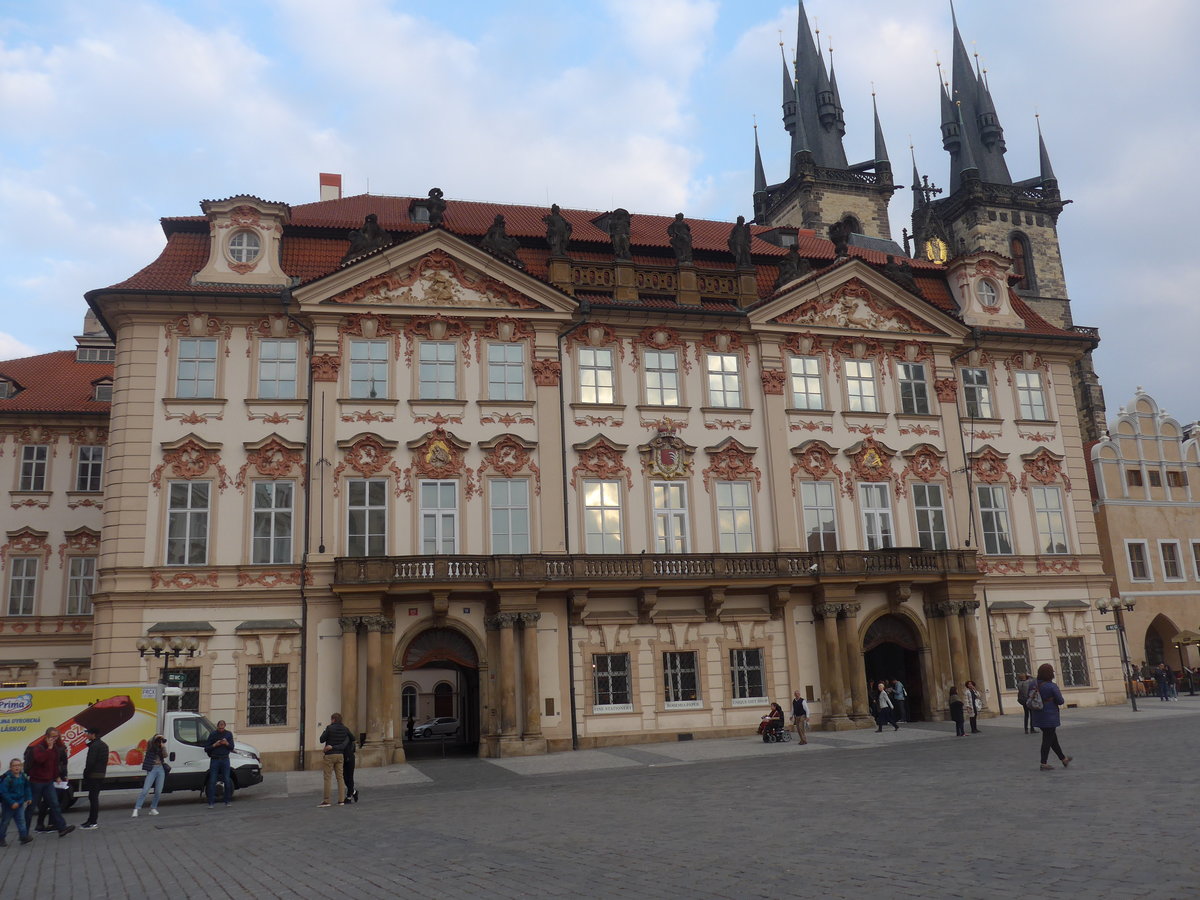 (198'744) - Rokoko Kinsky Palais am 19. Oktober 2018 in Praha