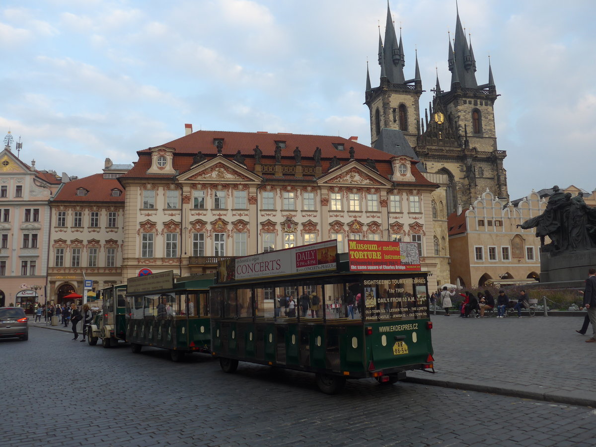 (198'751) - Prager Touristen-Z�gli - AR 86-54 - am 19. Oktober 2018 in Praha