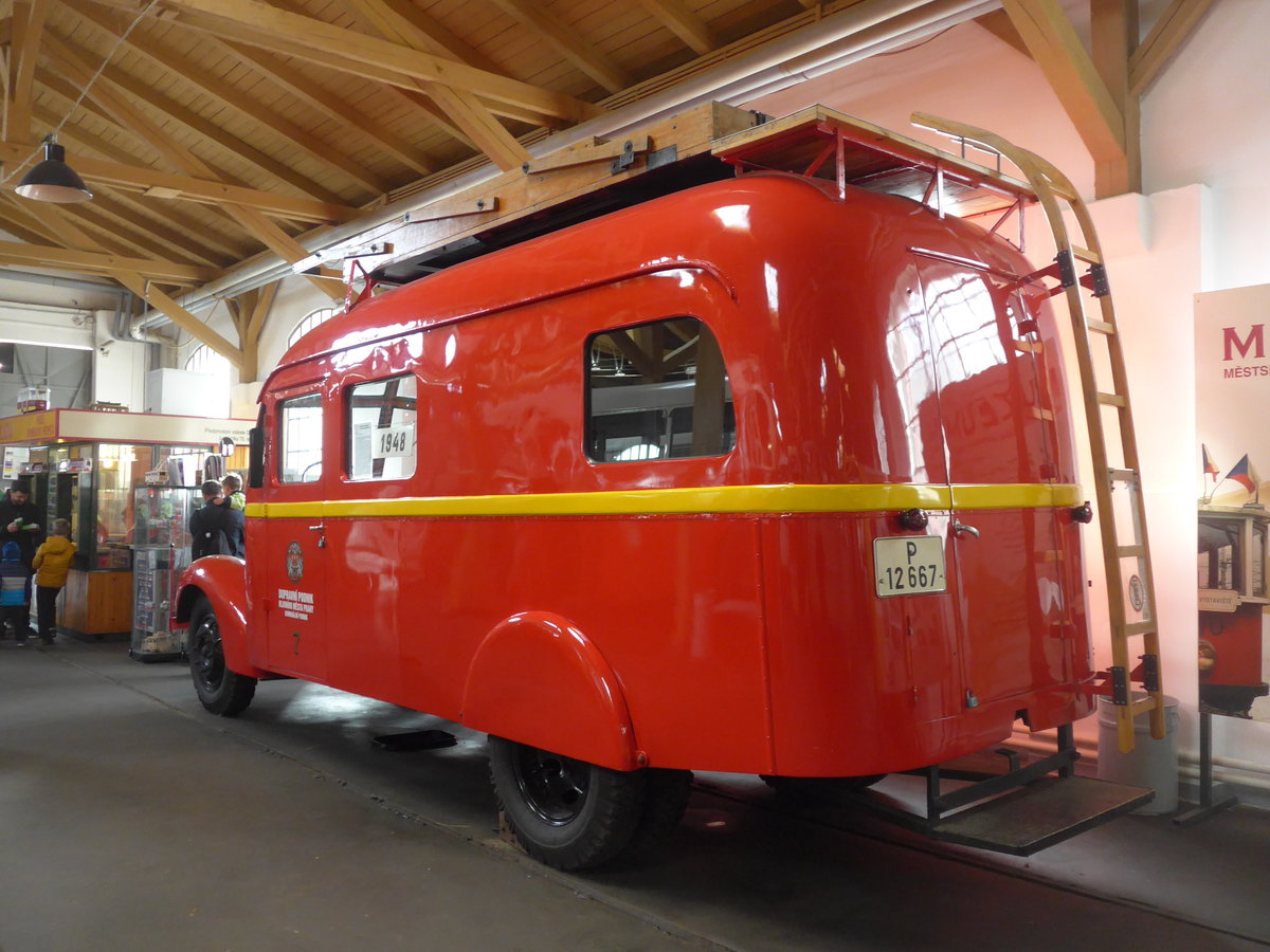 (198'783) - DPP Praha - Nr. 7/P 12'667 - Praga am 20. Oktober 2018 in Praha, �PNV-Museum