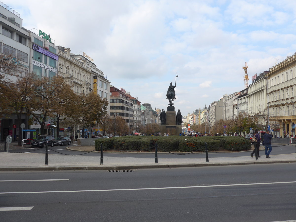 (198'854) - Blick auf den Wenzelsplatz am 20. Oktober 2018 in Praha