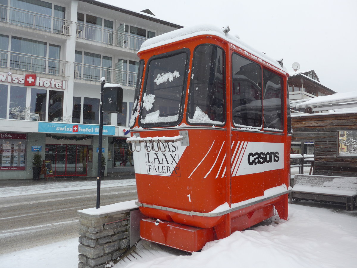 (200'585) - Luftseilbahn Flims-Laax-Falera - Nr. 1 - am 2. Januar 2019 in Flims