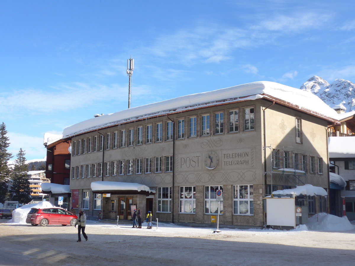 (201'281) - Die Post am 19. Januar 2019 in Arosa