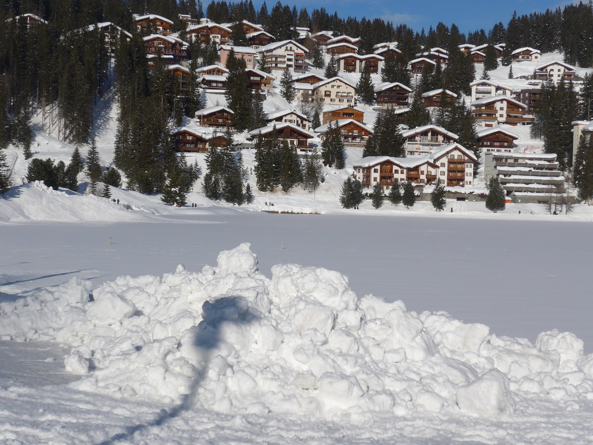 (201'286) - Der Obersee am 19. Januar 2019 in Arosa