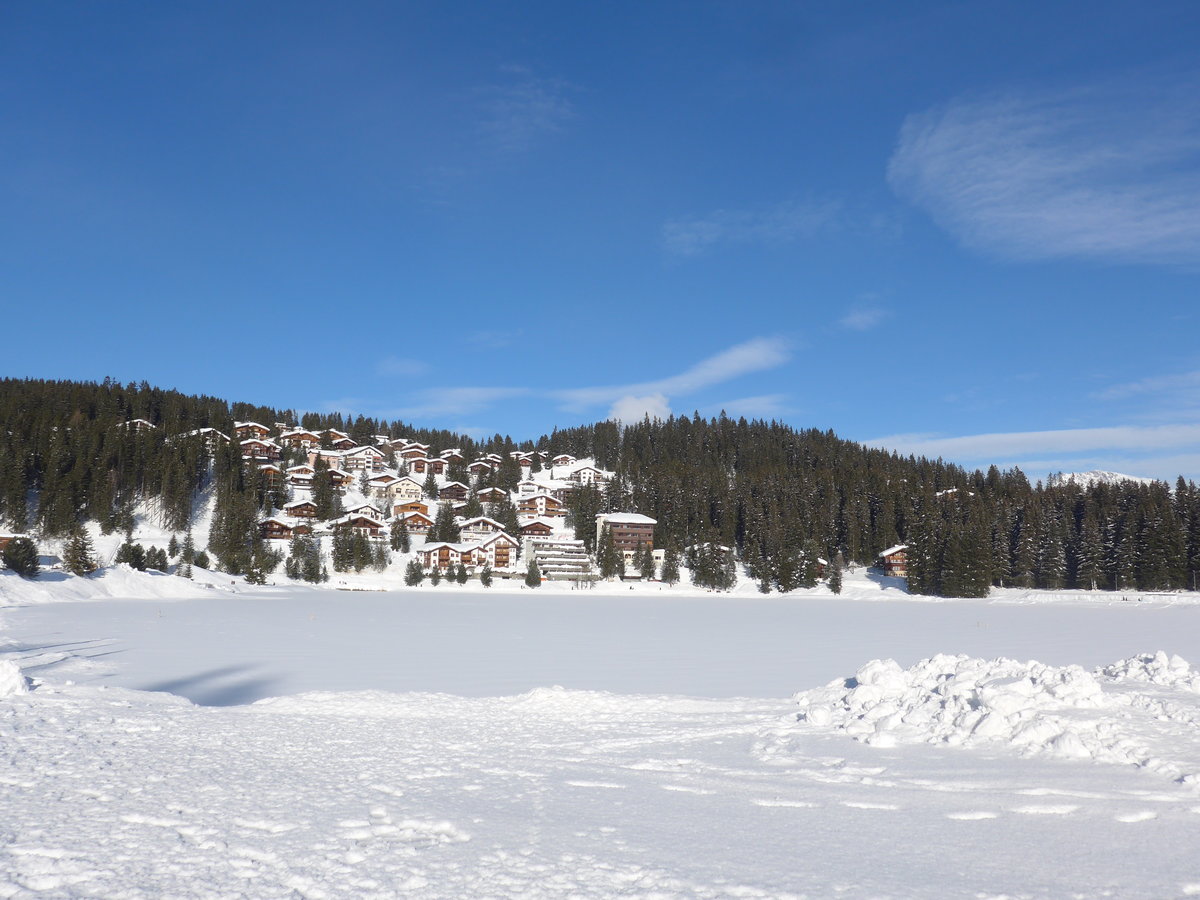 (201'287) - Der Obersee am 19. Januar 2019 in Arosa