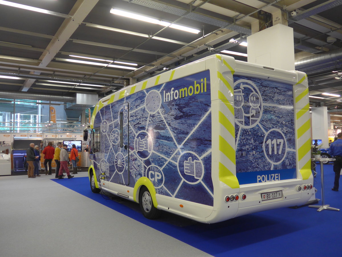 (201'539) - Polizei, Basel - BS 117 - Most am 11. Februar 2019 in Basel, MUBA