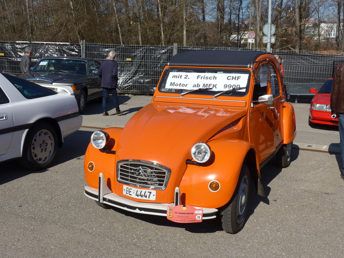 (203'070) - Citro�n - BE 4447 - am 24. M�rz 2019 in Granges-Paccot, Forum-Fribourg