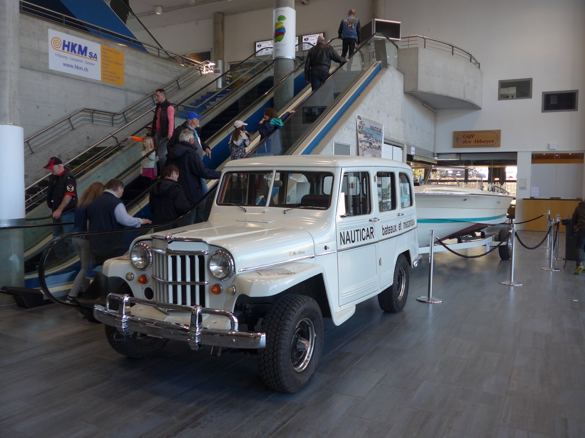 (203'071) - Willys am 24. M�rz 2019 in Granges-Paccot, Forum-Fribourg