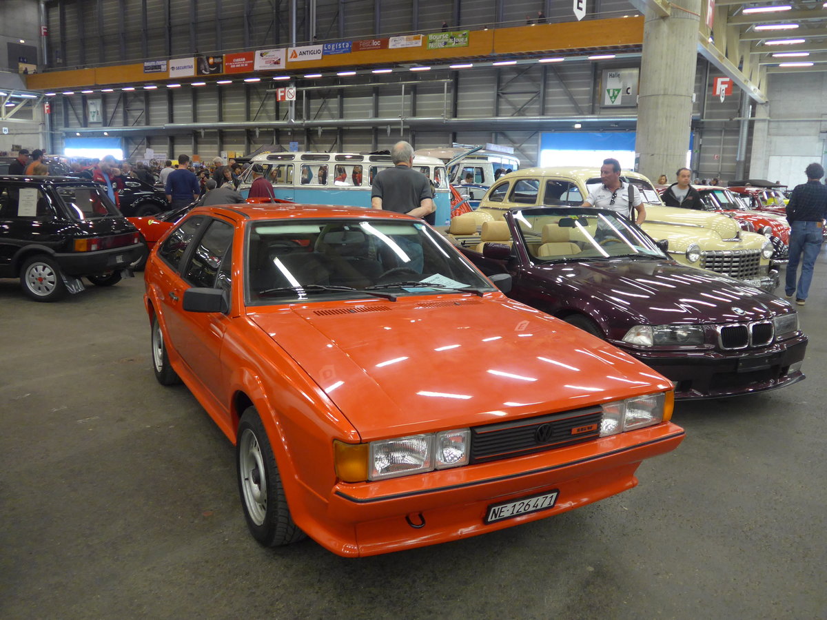 (203'079) - VW-Scirocco - NE 126'471 - am 24. M�rz 2019 in Granges-Paccot, Forum-Fribourg
