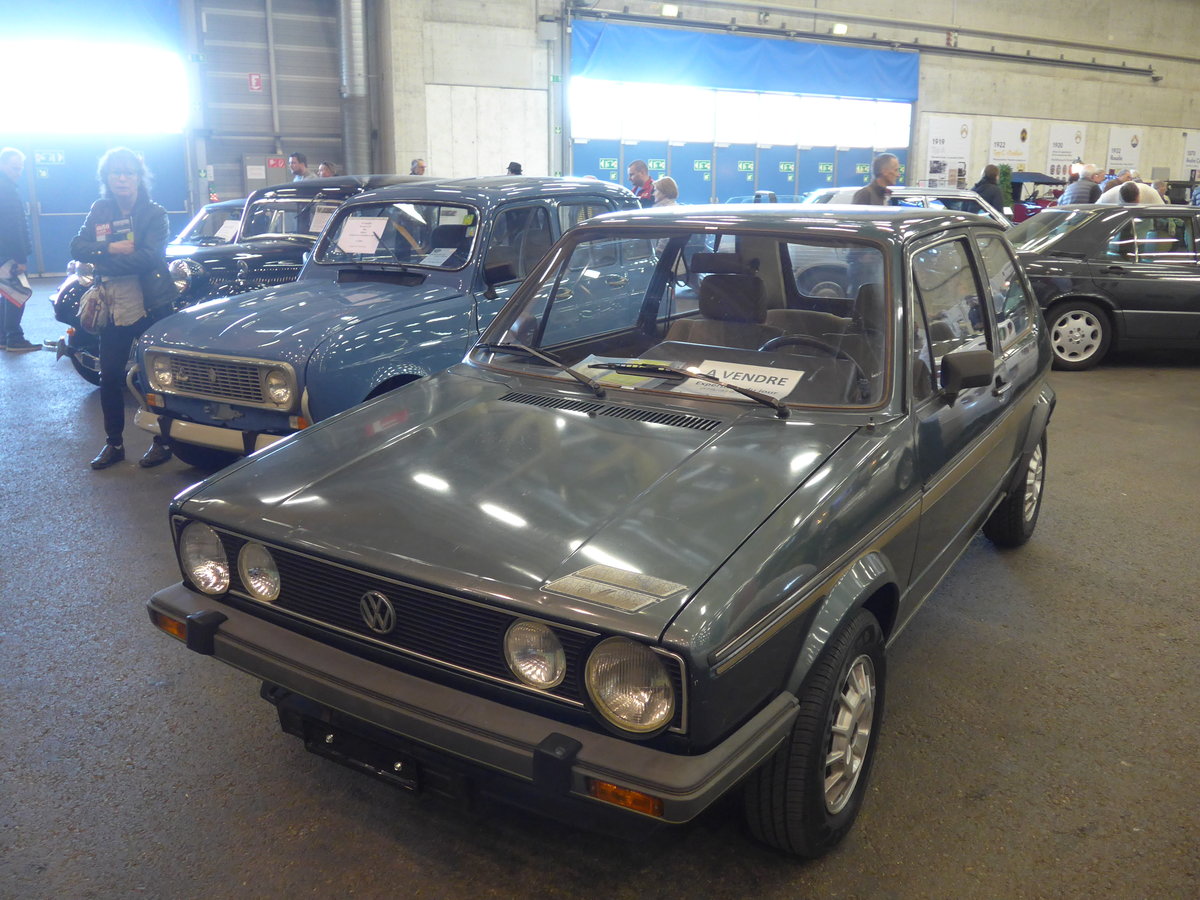 (203'086) - VW-Golf am 24. M�rz 2019 in Granges-Paccot, Forum-Fribourg