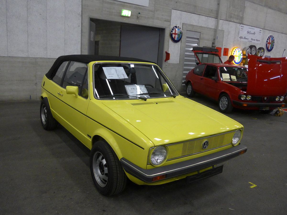 (203'100) - VW-Golf am 24. M�rz 2019 in Granges-Paccot, Forum-Fribourg