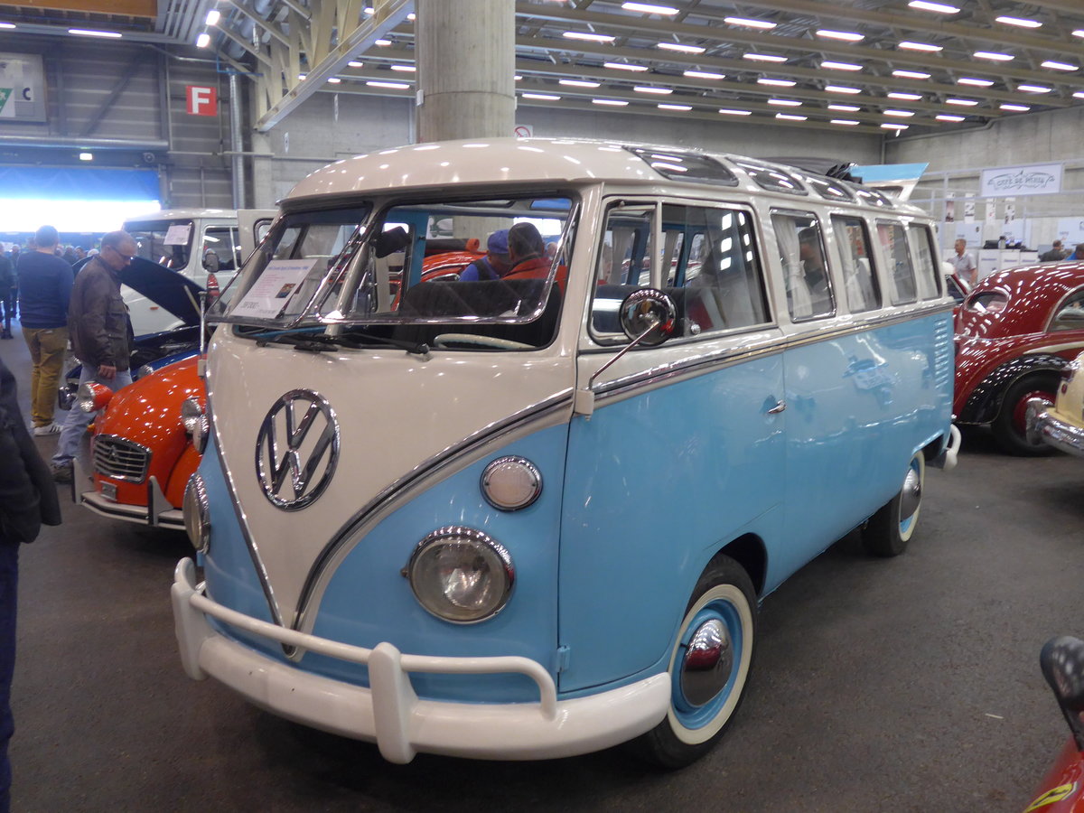 (203'127) - VW-Bus am 24. M�rz 2019 in Granges-Paccot, Forum-Fribourg