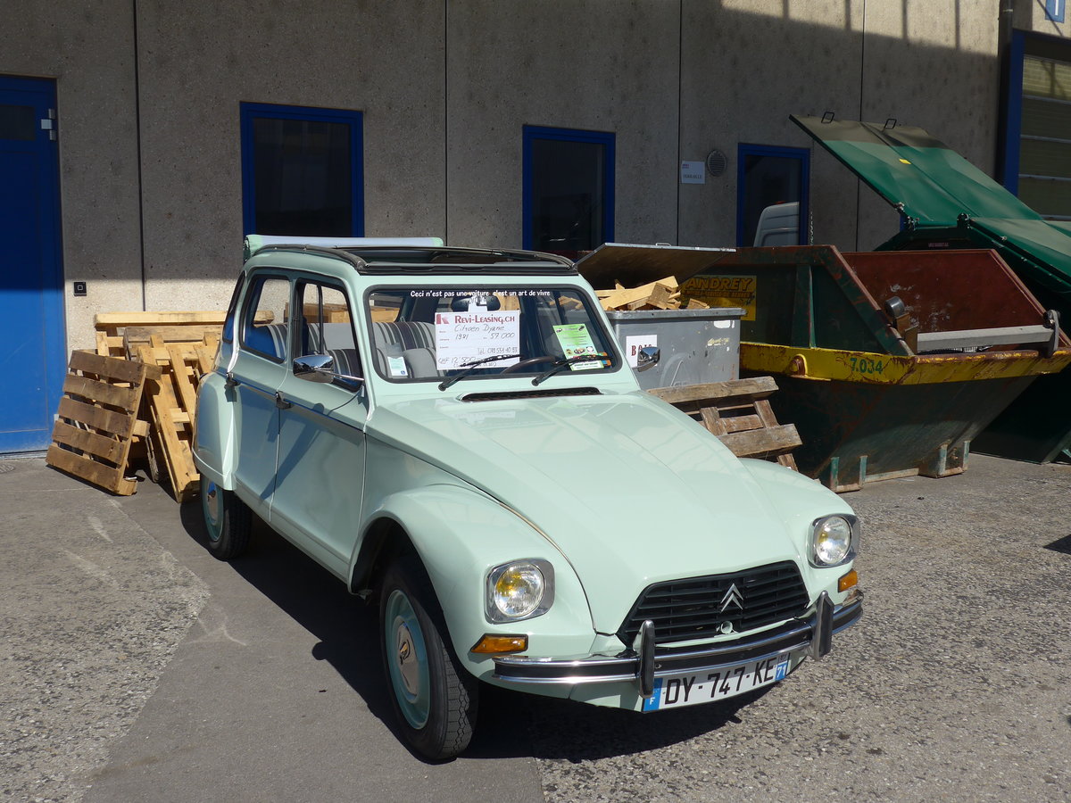 (203'143) - Citro�n - DY 747 KE - am 24. M�rz 2019 in Granges-Paccot, Forum-Fribourg