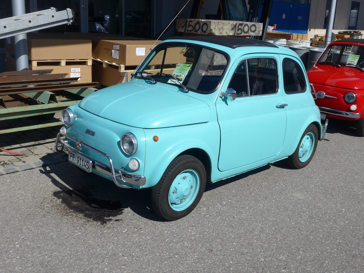 (203'145) - Fiat - FR 91'145 - am 24. M�rz 2019 in Granges-Paccot, Forum-Fribourg