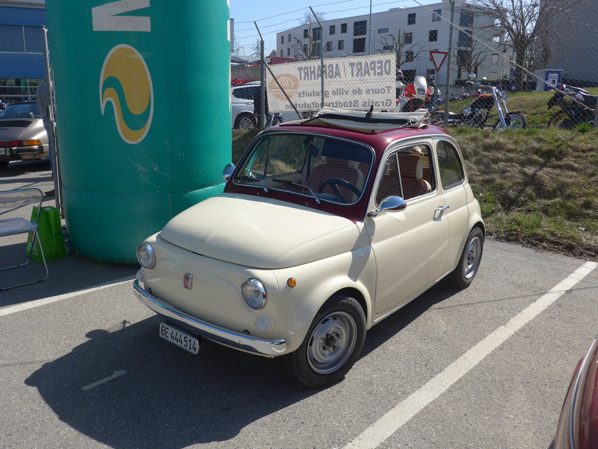 (203'185) - Fiat - BE 444'514 - am 24. M�rz 2019 in Granges-Paccot, Forum-Fribourg