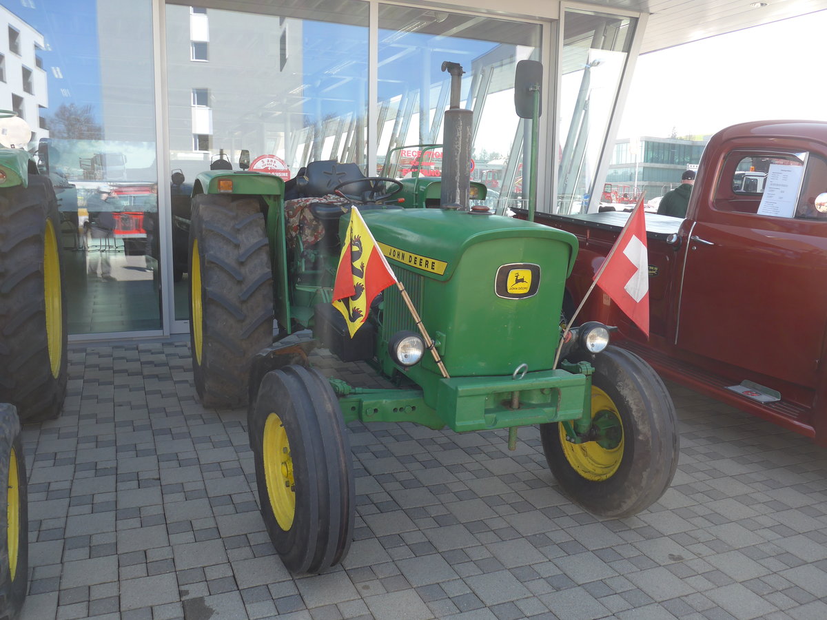 (203'211) - John Deere - BE 5149 - am 24. M�rz 2019 in Granges-Paccot, Forum-Fribourg