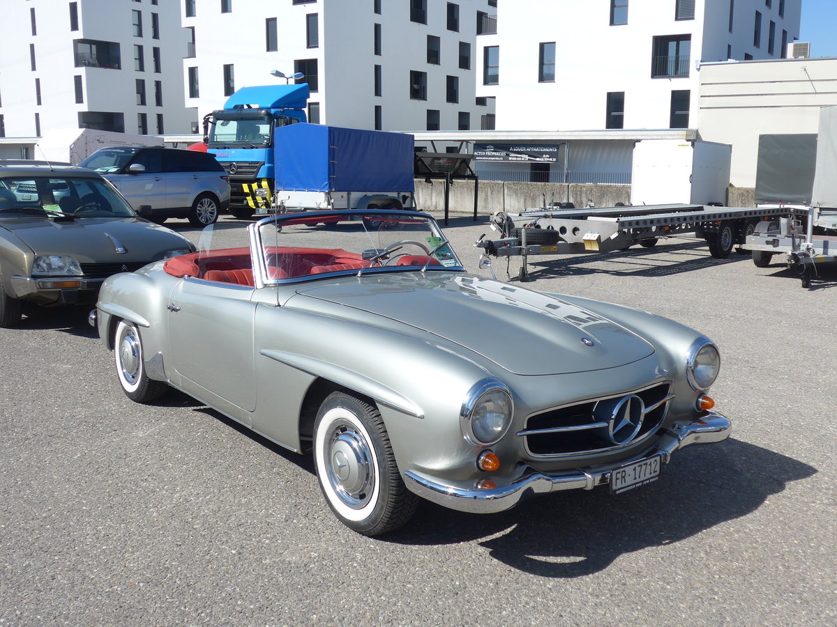 (203'219) - Mercedes - FR 17'712 - am 24. M�rz 2019 in Granges-Paccot, Forum-Fribourg