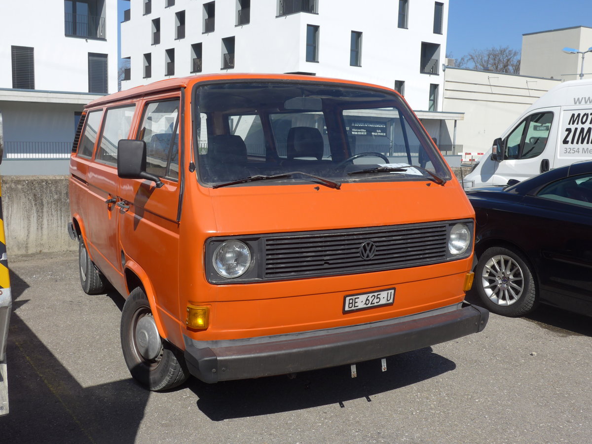 (203'220) - VW-Bus - BE 625 U - am 24. M�rz 2019 in Granges-Paccot, Forum-Fribourg