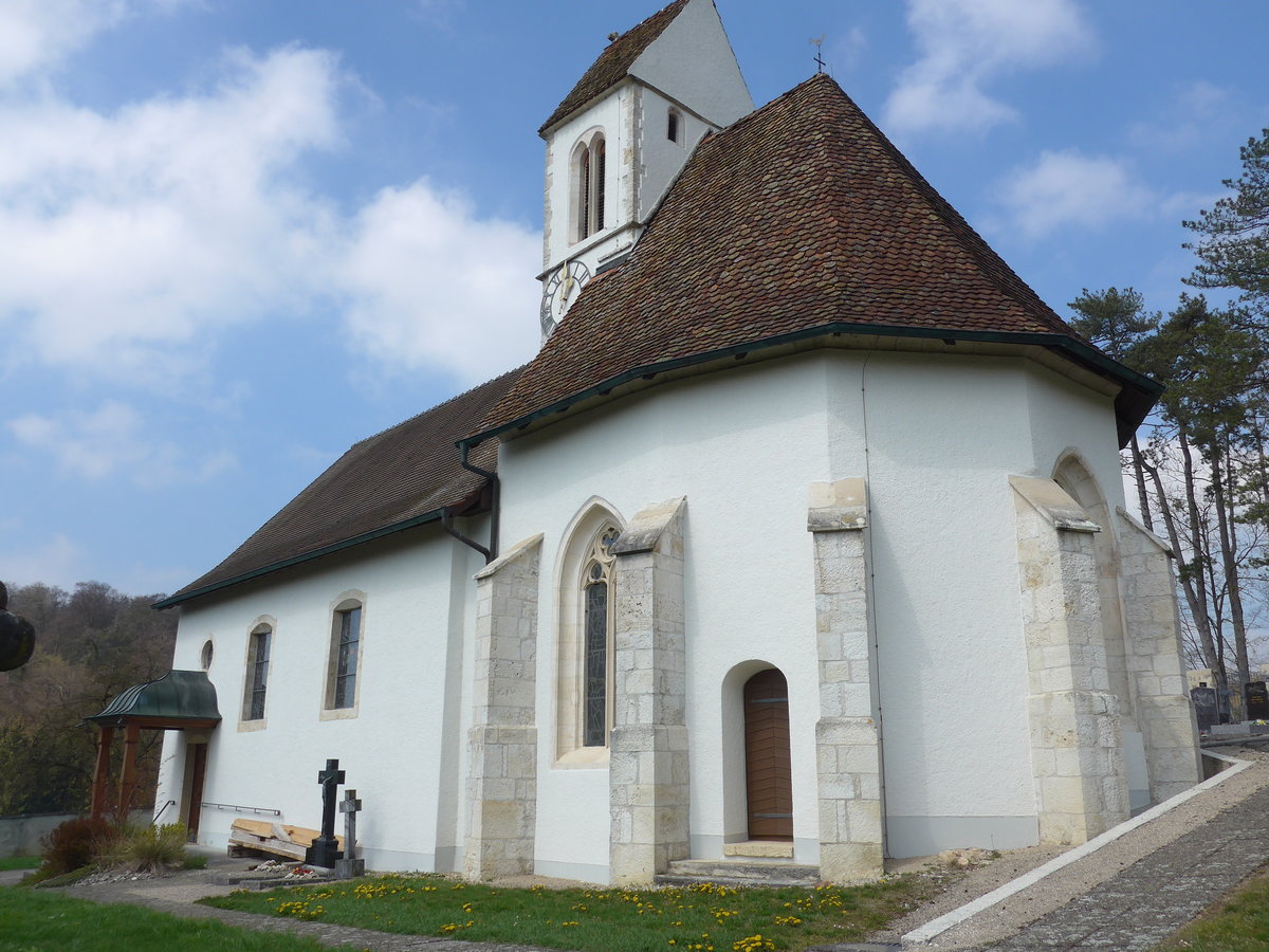 (203'725) - Kirche St-Jacques am 15. April 2019 in Beurnev�sin