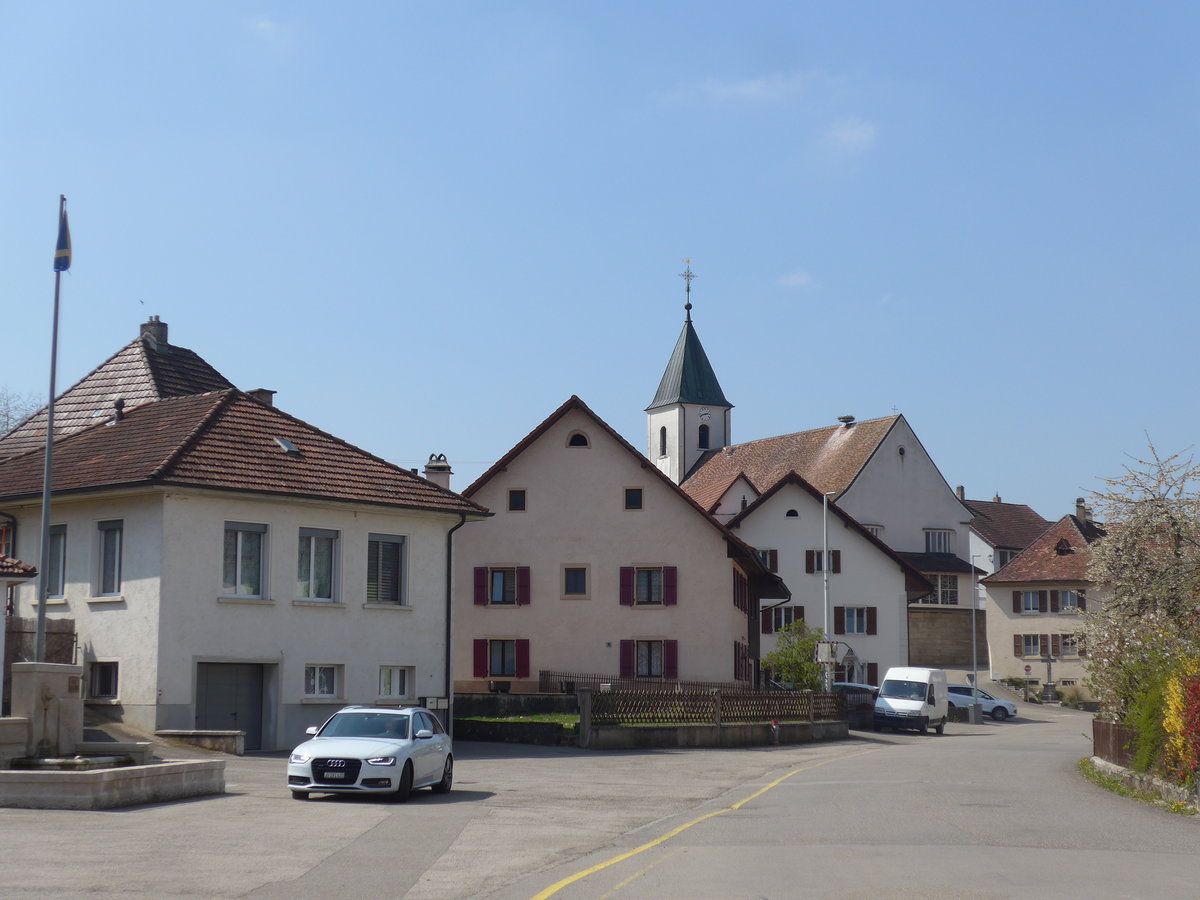 (203'751) - Im Dorf Vendlincourt am 15. April 2019