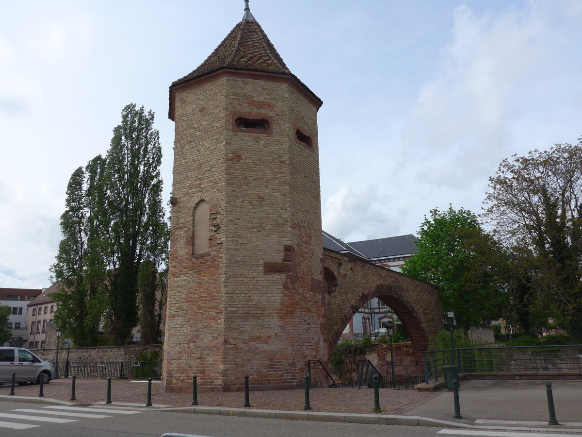 (204'052) - Turm der Fischer am 26. April 2019 in Haguenau