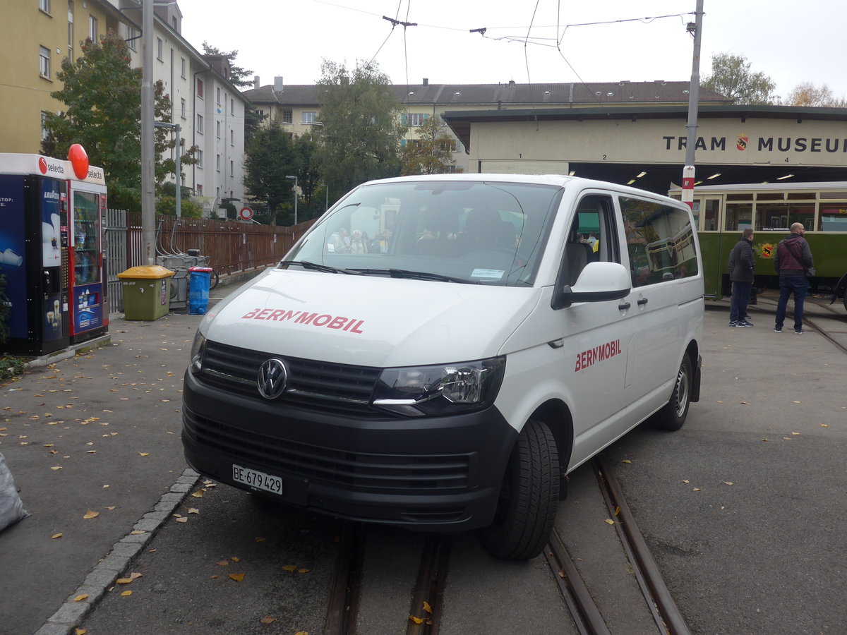 (20'434) - Bernmobil, Bern - BE 679'429 - VW-Bus am 20. Oktober 2019 in Bern, Weissenb�hl