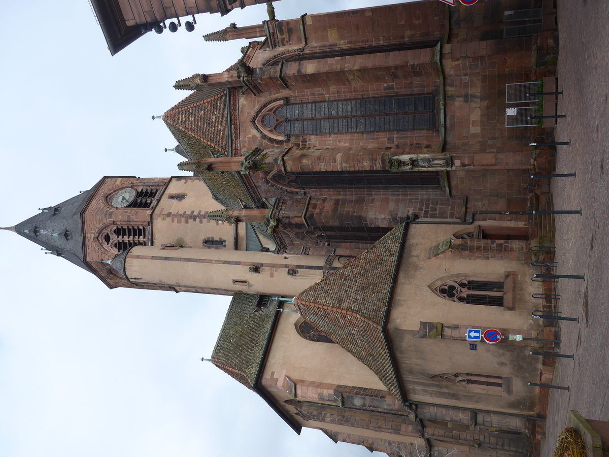 (204'464) - Die Kirche St-Georges am 28. April 2019 in Haguenau