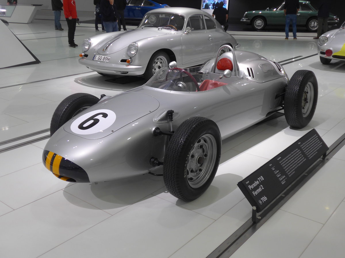 (204'595) - Porsche 718 am 9. Mai 2019 in Zuffenhausen, Porsche Museum