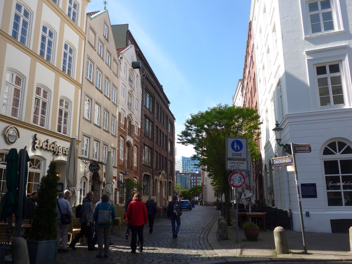 (204'886) - In der Deichstrasse am 11. Mai 2019 in Hamburg (hier brach 1842 der Brand aus, der Teile Hamburgs zerst�rte)