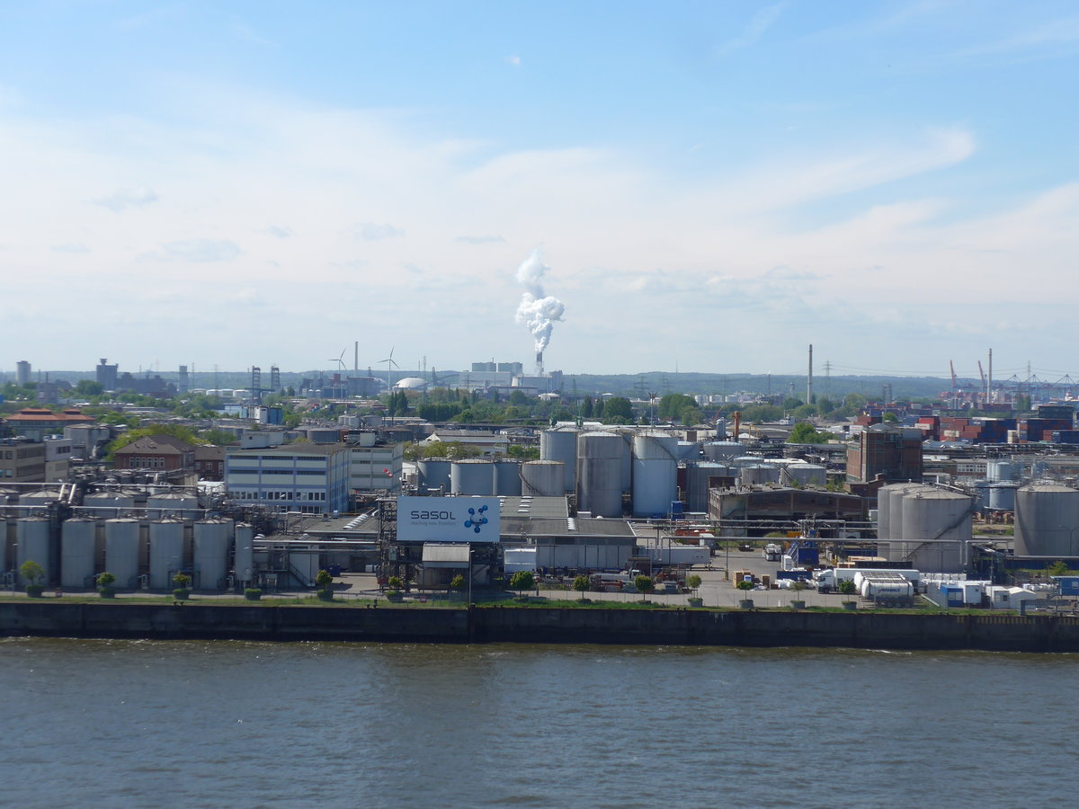 (204'901) - Im Hamburger Hafen an der Elbe am 11. Mai 2019