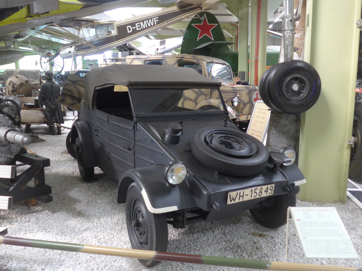 (205'029) - VW-K�belwagen - WH-15'849 - am 13. Mai 2019 in Sinsheim, Museum