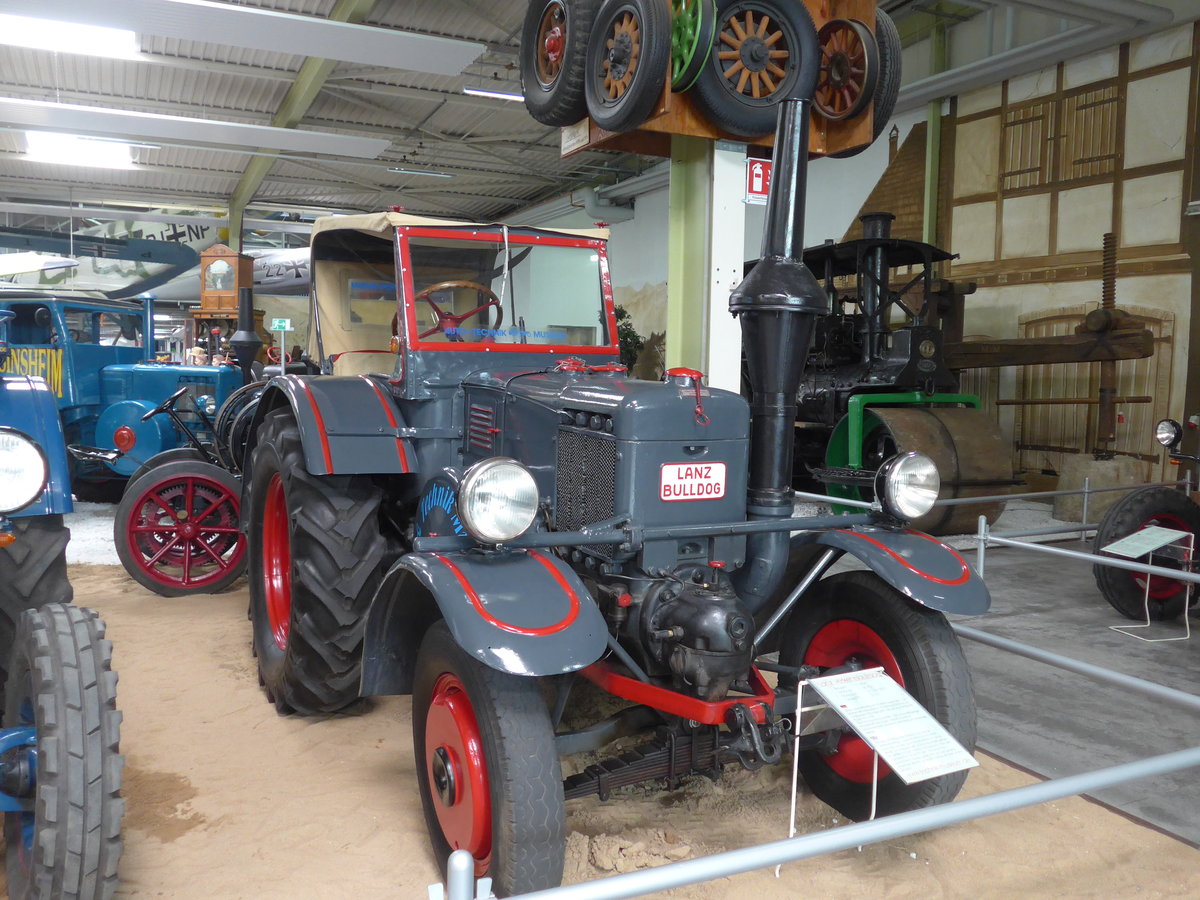 (205'044) - Lanz Bulldog am 13. Mai 2019 in Sinsheim, Museum