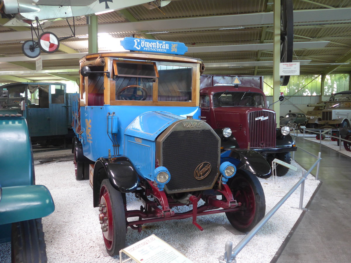 (205'069) - L�wenbr�u, M�nchen - Vomag am 13. Mai 2019 in Sinsheim, Museum