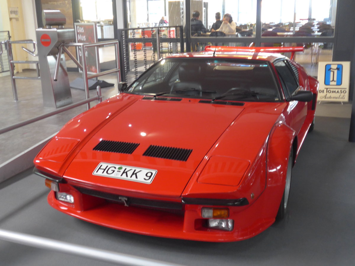(205'106) - De Tomaso - HG-KK 9 - am 13. Mai 2019 in Sinsheim, Museum