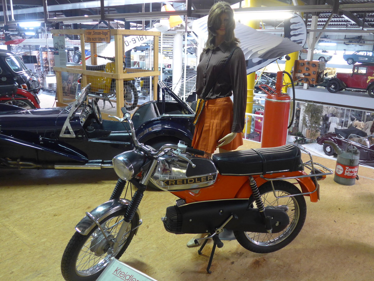 (205'140) - Kreidler Florett am 13. Mai 2019 in Sinsheim, Museum