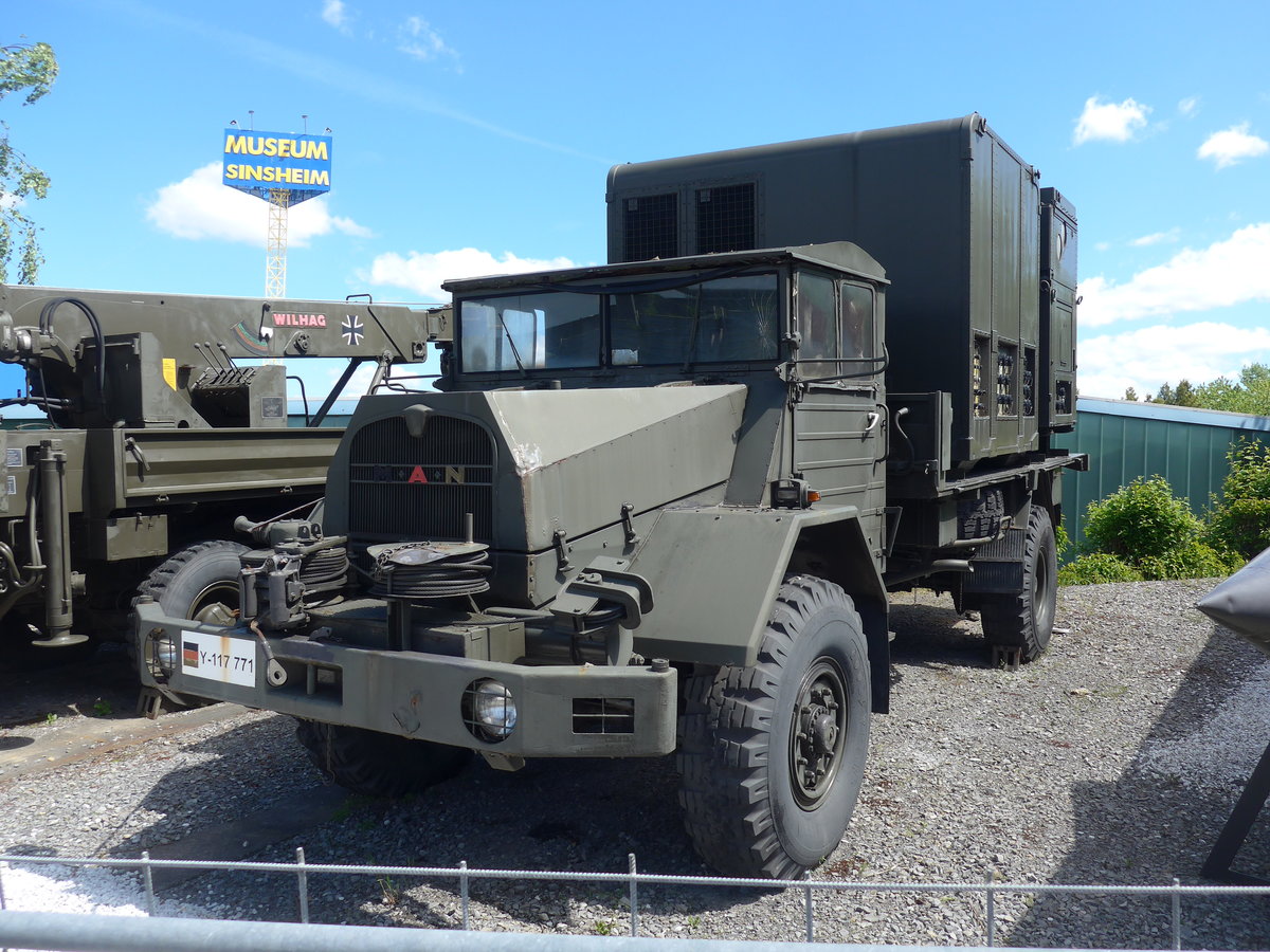 (205'189) - MAN - Y-117'771 - am 13. Mai 2019 in Sinsheim, Museum